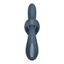 Вибратор с ротацией Satisfyer Heat Flex 4 Grey, подогрев до 39°C