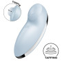 Вибростимулятор-пульсатор Satisfyer Tap & Climax 2 Blue, эффект постукивания пальцем