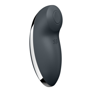 Вибростимулятор-пульсатор Satisfyer Tap & Climax 2 Grey, эффект постукивания пальцем