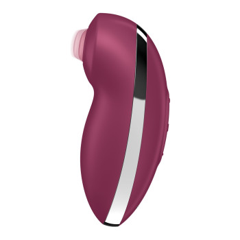 Вибростимулятор-пульсатор Satisfyer Tap & Climax 2 Red, эффект постукивания пальцем