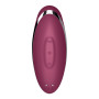 Вибростимулятор-пульсатор Satisfyer Tap & Climax 2 Red, эффект постукивания пальцем
