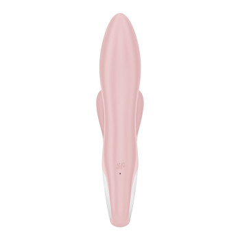 Вибратор-кролик надувной Satisfyer Air Pump Bunny 3, 12 режимов, двойной отросток