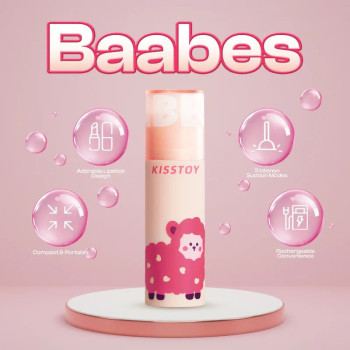 Вакуумний стимулятор KISSTOY Baabes, мініатюрний, 3 рівні інтенсивності вакууму