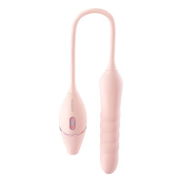 Пульсатор с вакуумным стимулятором KISSTOY Cathy III Pink, 5 режимов вакуума, 10 режимов пульсации
