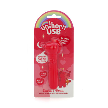 Вібратор-єдиноріжка Unihorn USB Bullet – Cupid's Beau, віброкуля, USB-зарядка, 10 режимів