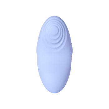 Смарт-вибратор для клитора Svakom Echo 2 Sky Blue, подогрев до 38 °C, съемная насадка на палец