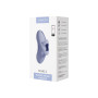 Смарт-вибратор для клитора Svakom Echo 2 Sky Blue, подогрев до 38 °C, съемная насадка на палец