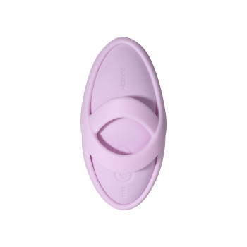 Смарт-вибратор для клитора Svakom Echo 2 Pink Lilac, подогрев до 38 °C, съемная насадка на палец