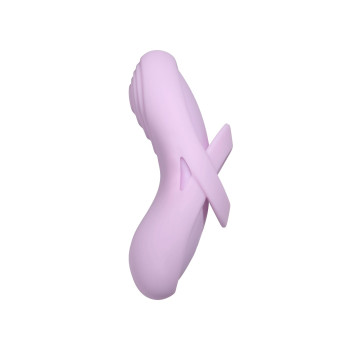Смарт-вибратор для клитора Svakom Echo 2 Pink Lilac, подогрев до 38 °C, съемная насадка на палец