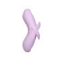 Смарт-вибратор для клитора Svakom Echo 2 Pink Lilac, подогрев до 38 °C, съемная насадка на палец