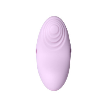 Смарт-вибратор для клитора Svakom Echo 2 Pink Lilac, подогрев до 38 °C, съемная насадка на палец