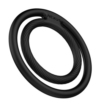Эрекционное кольцо Nexus Enduro Double, для пениса и яичек, универсальный размер