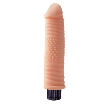 Вібратор реалістичний із рельєфом Chisa Real Touch XXX бежевий