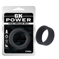 Кільце ерекційне Chisa GK Power Cock Sweller №6, чорне