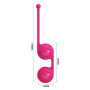 Вагінальні кульки Pretty Love Kegel tighten Up III, Pink