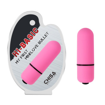 Віброкулька Chisa HI-BASIC Mini Love Bullet з ABS-пластику, рожева