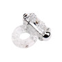 Ерекційне віброкільце Chisa Get Lock Vibrating Bull Ring, прозоре