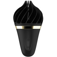 Вибростимулятор клиторальный Satisfyer Sweet Treat Spinnator в форме мороженого, черный