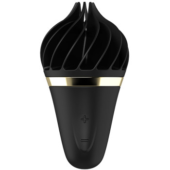 Вибростимулятор клиторальный Satisfyer Sweet Treat Spinnator в форме мороженого, черный