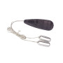 Вібропулі сріблясті Chisa Hi-Basic Double Play Bullets Vibrator з чорним пультом управління