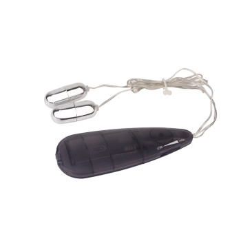 Вібропулі сріблясті Chisa Hi-Basic Double Play Bullets Vibrator з чорним пультом управління