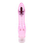 Вибратор прозрачный Chisa Crystal Jellie на батарейках, розовый
