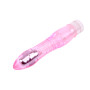 Вибратор прозрачный Chisa Crystal Jellie на батарейках, розовый