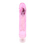 Вибратор прозрачный Chisa Crystal Jellie на батарейках, розовый