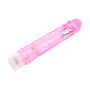 Вибратор прозрачный Chisa Crystal Jellie на батарейках, розовый