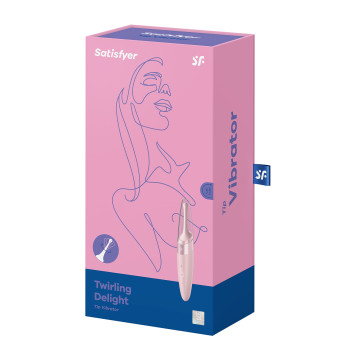 Вібратор для цілеспрямованої стимуляції Satisfyer Twirling Delight ніжно-рожевий