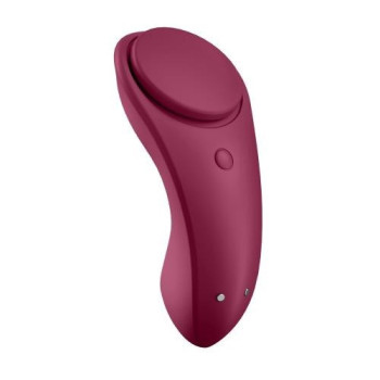 Вібратор у трусики з функцією керування смартфоном Satisfyer Sexy Secret червоний