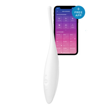 Вибратор-смарт c целенаправленной стимуляцией Satisfyer Twirling Joy, белый
