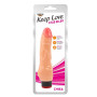 Вібратор реалістичний Chisa Keep Love Stud Dildo на батарейках, бежевий