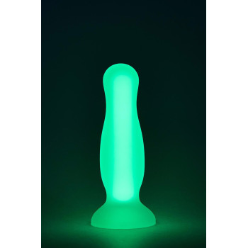 Анальная пробка люминесцентная Dream Toys RADIANT Glow In The Dark зеленая, S