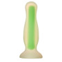 Анальная пробка люминесцентная Dream Toys RADIANT Glow In The Dark зеленая, S