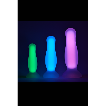 Анальная пробка люминесцентная Dream Toys RADIANT Glow In The Dark зеленая, S