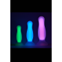 Анальная пробка люминесцентная Dream Toys RADIANT Glow In The Dark зеленая, S