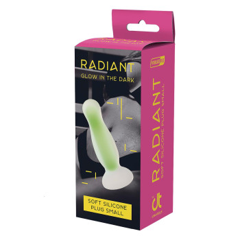 Анальная пробка люминесцентная Dream Toys RADIANT Glow In The Dark зеленая, S