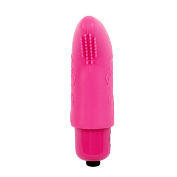 Вибратор для клитора на палец Chisa Mis Sweet Finger Vibe с рельефом, розовый