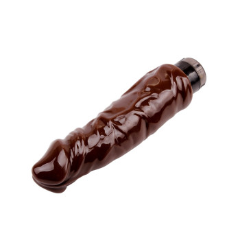Реалистичный вибратор большого размера Chisa Real Touch XXX Vibration Hard On, коричневый