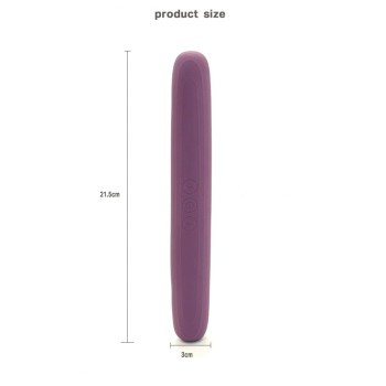Вибратор двухсторонний Sweet Em Velvet Lure, 10 режимов вибрации, фиолетовый