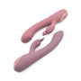 Вібратор-кроль рельєфний Sweet Em Velvet Lure 10 режимів вібрації та 5 режимів коливань, рожевий