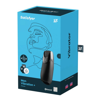 Смарт-Мастурбатор із вібрацією Satisfyer Men Vibration+ чорний