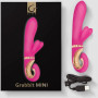Вібратор-кролик із двома відростками для клітора Grabbit GVibe, рожевий, 23.5 см х 4 см