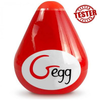 Мастурбатор-Яйце багаторазовий Gvibe Gegg червоний (при покупці 3 од., подарунок за 1 грн)