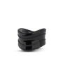 Ерекційна насадка Blush Stay Hard Beef Ball Stretcher Snug чорна, 3.8 см