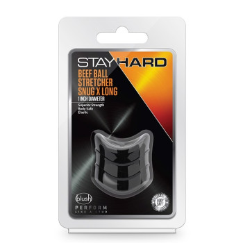 Кільце ерекційне для пеніса Blush Stay Hard чорне, 3.8 х 2.5 см