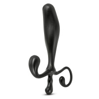 Масажер простати Blush Anal Adventures чорного кольору, 12.4 см х 2.5 см