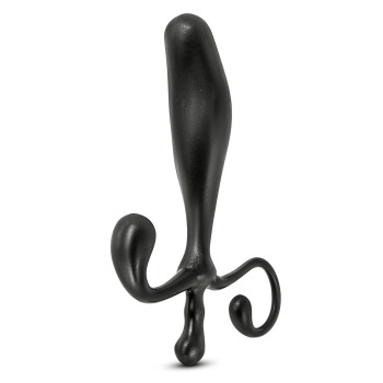Масажер простати Blush Anal Adventures чорного кольору, 12.4 см х 2.5 см