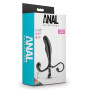 Масажер простати Blush Anal Adventures чорного кольору, 12.4 см х 2.5 см